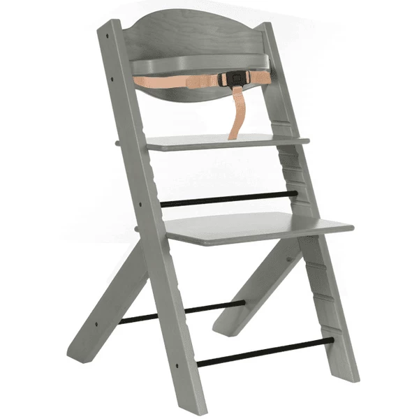Treppy® Hochstuhl Woody Gray 1 Treppy® Hochstuhl Woody Gray