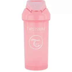 TWISTSHAKE Strohhalmflasche Straw Cup 360 Ml 12+ Monate Pastel Pink
