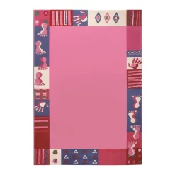 Wecon Home Kinderteppich Roundly Hands & Feet Pink